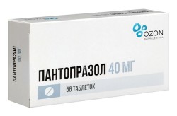 Пантопразол табл. кишечнораств. п/о 40 мг 56 шт.